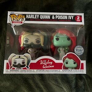 Special edition funko pop Harley Quinn and poison ivy 
NIB